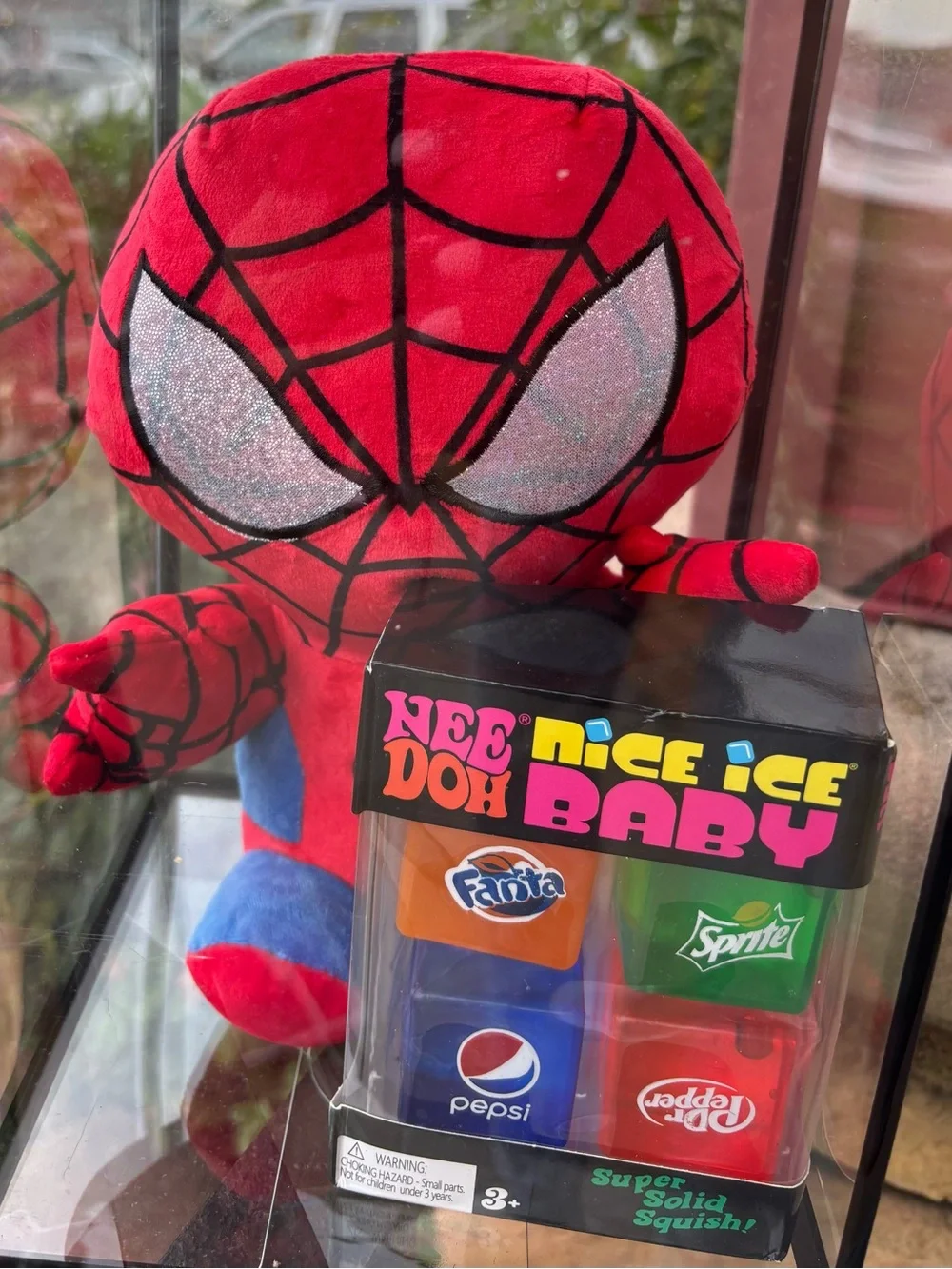 Spider-Man plush with Squishy bundle